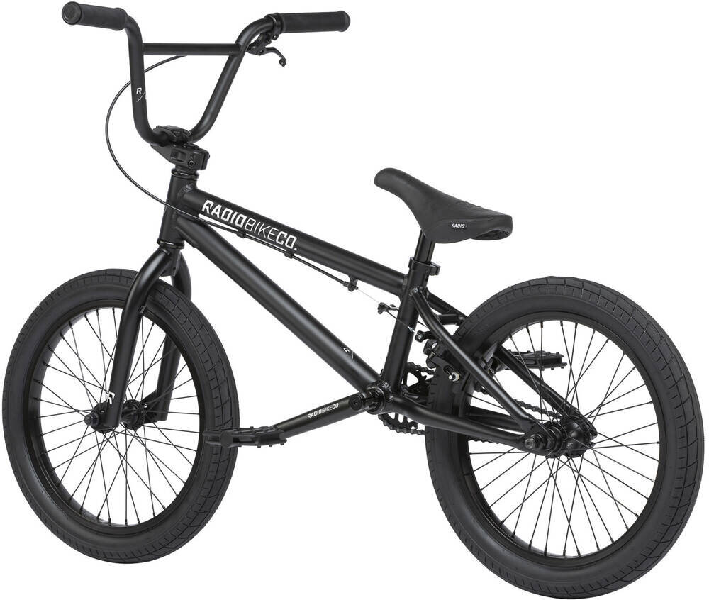 Radio Dice 18" 2021 BMX Freestyle dviratis, Matt Black kaina ir informacija | Dviračiai | pigu.lt