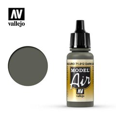 Dark Green 17 ml. Model Air 71012 Vallejo kaina ir informacija | Piešimo, tapybos, lipdymo reikmenys | pigu.lt