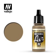 Khaki Brown 17 ml. Model Air Vallejo 71024 kaina ir informacija | Piešimo, tapybos, lipdymo reikmenys | pigu.lt