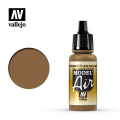 Golden Brown 17 ml. Model Air Vallejo 71032 kaina ir informacija | Piešimo, tapybos, lipdymo reikmenys | pigu.lt