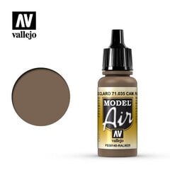 Camouflage Pale Brown 17 ml. Model Air 71035 Vallejo kaina ir informacija | Piešimo, tapybos, lipdymo reikmenys | pigu.lt