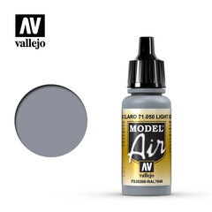 Light Grey 17 ml. Model Air 71050 Vallejo kaina ir informacija | Piešimo, tapybos, lipdymo reikmenys | pigu.lt