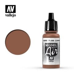 Copper 17 ml. Model Air 71068 Vallejo kaina ir informacija | Piešimo, tapybos, lipdymo reikmenys | pigu.lt