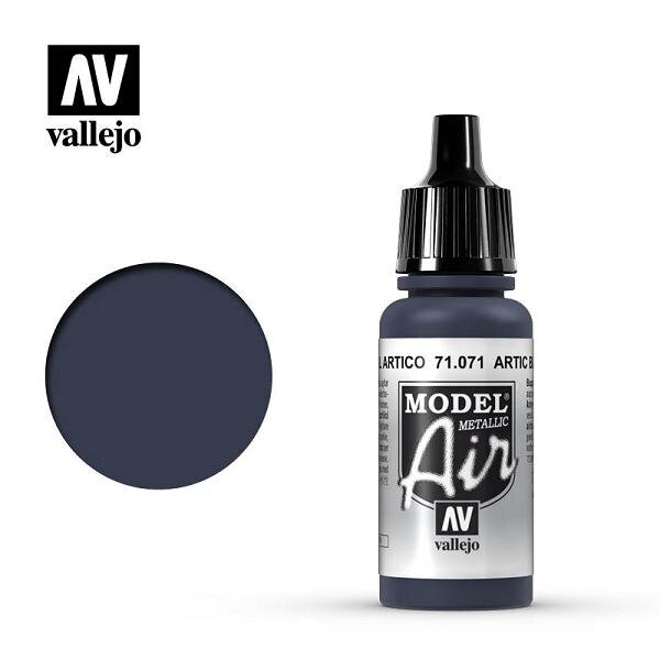 Artic Blue 17 ml. Model Air 71071 Vallejo kaina ir informacija | Piešimo, tapybos, lipdymo reikmenys | pigu.lt