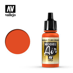 Акриловая краска Model Air Vallejo, Orange 71083, 17 мл цена и информация | Принадлежности для рисования, лепки | pigu.lt