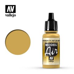 Акриловая краска US Interior Yellow 17 мл. Model Air 71107 Vallejo цена и информация | Принадлежности для рисования, лепки | pigu.lt