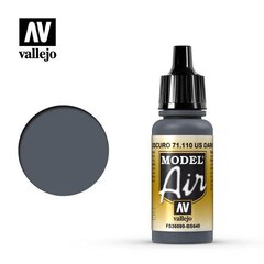 Акриловая краска Dark Grey 17 мл. Model Air 71110 Vallejo цена и информация | Принадлежности для рисования, лепки | pigu.lt