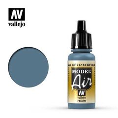 IDF Blue 17 ml. Model Air Vallejo 71113 kaina ir informacija | Piešimo, tapybos, lipdymo reikmenys | pigu.lt