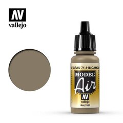 Camouflage Gray 17 ml. Model Air 71118 Vallejo kaina ir informacija | Piešimo, tapybos, lipdymo reikmenys | pigu.lt