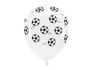 Воздушный шар PartyDeco Футбол/эко, 33 см, 6 шт. цена и информация | Шарики | pigu.lt