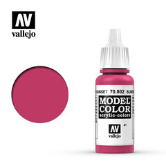 Sunset Red Matt 17 ml Model Color 70802 Vallejo kaina ir informacija | Piešimo, tapybos, lipdymo reikmenys | pigu.lt