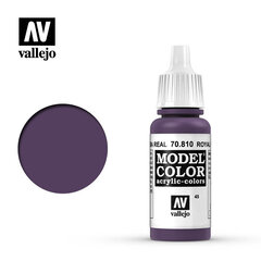 Краска акриловая Royal Purple Matt 17 мл  Model Color 70810 Vallejo цена и информация | Принадлежности для рисования, лепки | pigu.lt