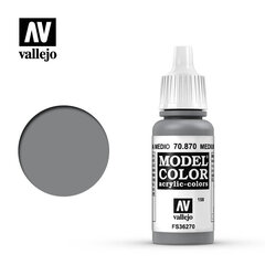 Краска акриловая Medium Sea Grey Matt 17 мл Model Color 70870 Vallejo цена и информация | Принадлежности для рисования, лепки | pigu.lt