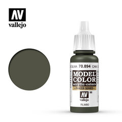 Cam.Olive Green Matt 17 ml. Model Color 70894 Vallejo kaina ir informacija | Piešimo, tapybos, lipdymo reikmenys | pigu.lt