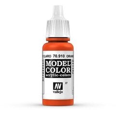 Orange Red Matt 17 ml. Model Color 70910 Vallejo kaina ir informacija | Piešimo, tapybos, lipdymo reikmenys | pigu.lt