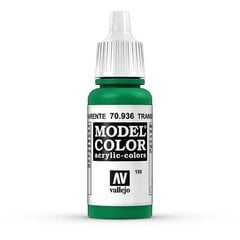 Transparent Green 17 ml. Model Color 70936 Vallejo kaina ir informacija | Piešimo, tapybos, lipdymo reikmenys | pigu.lt