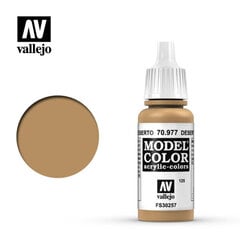 Desert Yellow Matt 17 ml. Model Color Vallejo 70977 kaina ir informacija | Piešimo, tapybos, lipdymo reikmenys | pigu.lt