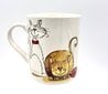 Keramikinis puodelis su katinu, 250 ml. kaina ir informacija | Taurės, puodeliai, ąsočiai | pigu.lt