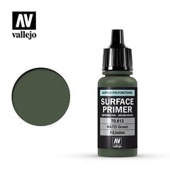 NATO Green 17 ml. Surface Primer 70612 Vallejo kaina ir informacija | Piešimo, tapybos, lipdymo reikmenys | pigu.lt