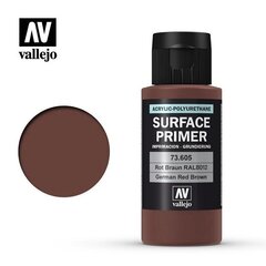 Ger. Red Brown Surface Primer 60 ml. 73605 Vallejo kaina ir informacija | Piešimo, tapybos, lipdymo reikmenys | pigu.lt