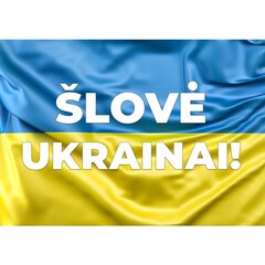 Magnetinis lipdukas Ukrainos vėliava kaina ir informacija | Interjero lipdukai | pigu.lt