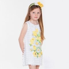 Детское платье Mayoral 3917*35, бирюзовое/фуксия 8445445213554 цена и информация | Платья для девочек | pigu.lt