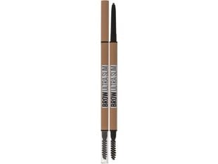 Автоматический карандаш для бровей со щёточкой Maybelline New York Brow Ultra Slim Light Blond, 9 г цена и информация | Карандаши, краска для бровей | pigu.lt