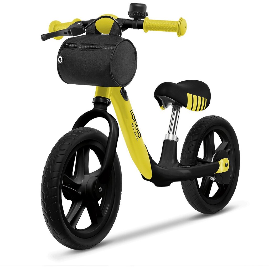 Balansinis dviratukas Lionelo Arie, Yellow Lemon kaina ir informacija | Balansiniai dviratukai | pigu.lt