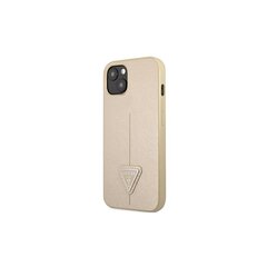 Guess чехол для iPhone 13 6,1" GUHCP13MPSATLE beige hard чехол Saffiano Triangle Logo цена и информация | Чехлы для телефонов | pigu.lt