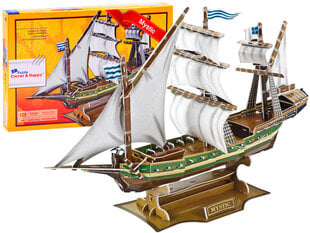 3D dėlionė - Mistinis laivas, 129 elementai kaina ir informacija | Dėlionės (puzzle) | pigu.lt
