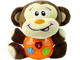 Спящая обезьяна играет мелодии цена и информация | Развивающие игрушки | pigu.lt