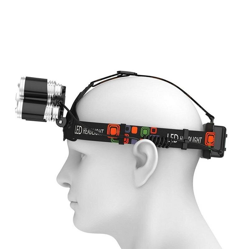 Galvos žibintas Cree L76C, 5 x LED lemputės цена и информация | Žibintai ir prožektoriai | pigu.lt
