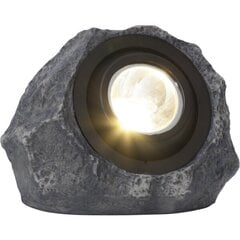 Akmens formos šviestuvas, 20x16x12 cm su saulės baterijomis kaina ir informacija | Lauko šviestuvai | pigu.lt