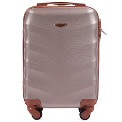 Vidutinio dydžio pilkas ("šampanininis") lagaminas Wings BS402M kaina ir informacija | Lagaminai, kelioniniai krepšiai | pigu.lt