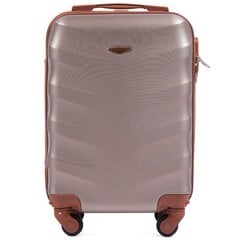 Большой чемодан Wings BS402, размер L, цвета шампанского цена и информация | Чемоданы, дорожные сумки | pigu.lt