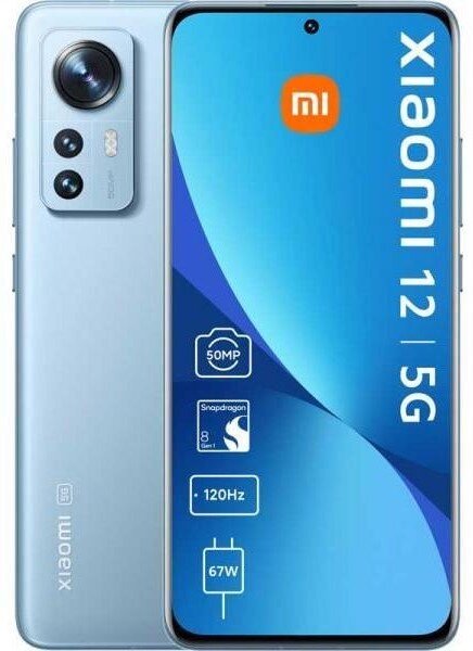 Xiaomi 12 5G 8/256GB MZB0ACZEU Blue kaina ir informacija | Mobilieji telefonai | pigu.lt