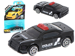 Полицейская машина, черная 7см цена и информация | Игрушки для малышей | pigu.lt