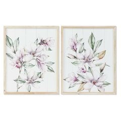 Картина DKD Home Decor, Цветы (48 x 2 x 60 cm) (2 шт.) цена и информация | Репродукции, картины | pigu.lt