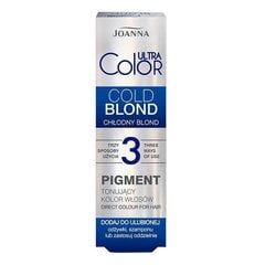 Тонирующий пигмент для волос Joanna Ultra Color Blond Cool Blond 3, 100 мл цена и информация | Краска для волос | pigu.lt