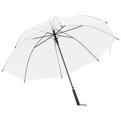 Skėtis moterims vidaXL, permatomas, 107cm kaina ir informacija | Moteriški skėčiai | pigu.lt