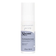 Очищающий тоник для лица Nacomi Next Level Purifying Face Toner, 100мл цена и информация | Средства для очищения лица | pigu.lt