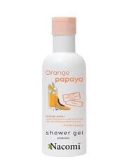 Dušo želė Nacomi Orange and Papaya, 300ml kaina ir informacija | Dušo želė, aliejai | pigu.lt