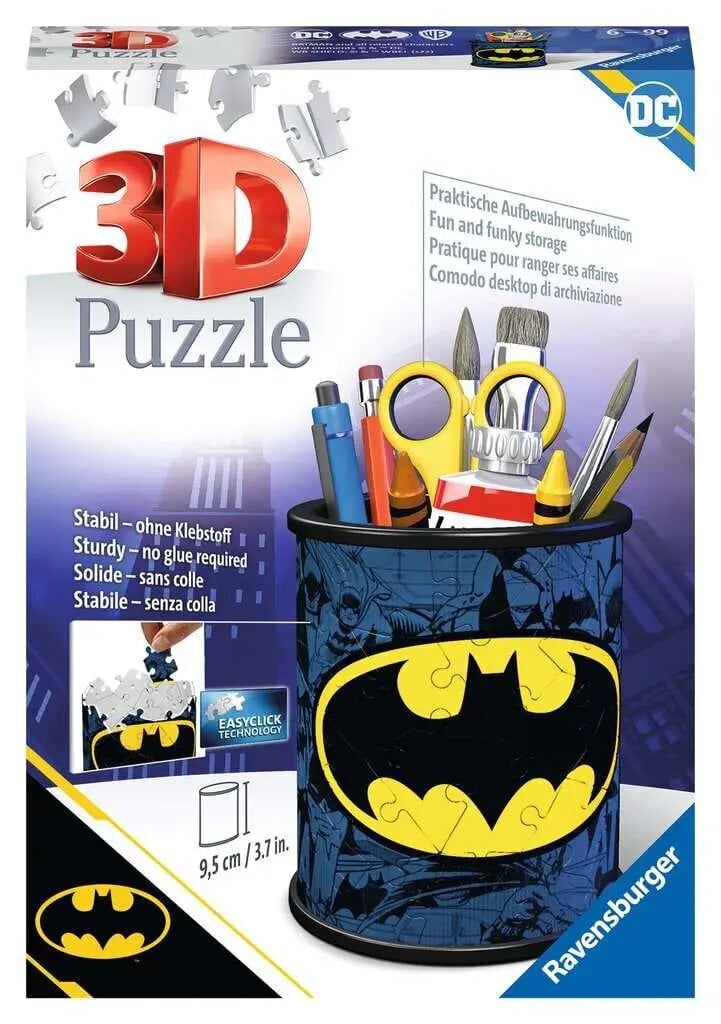 3D dėlionė/pieštukinė Ravensburger Batman, 54 d. kaina ir informacija | Dėlionės (puzzle) | pigu.lt