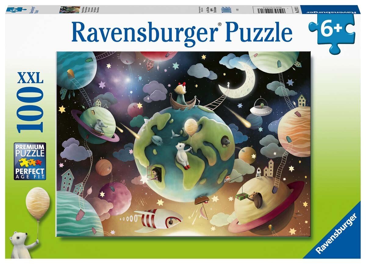 Dėlionė Ravensburger Planetos, 100 det kaina ir informacija | Dėlionės (puzzle) | pigu.lt
