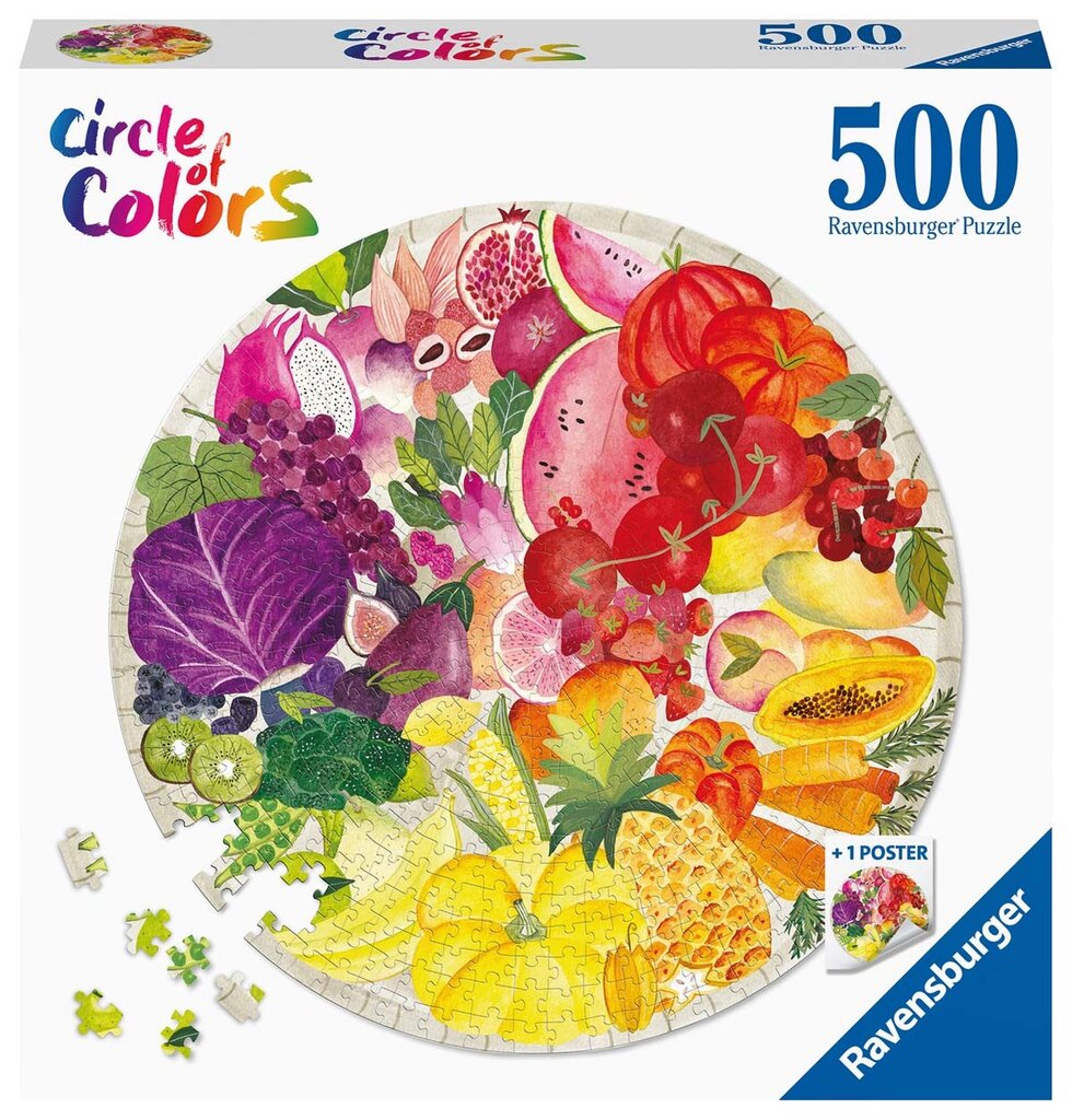 Dėlionė Ravensburger Islandija: 500 d. kaina ir informacija | Dėlionės (puzzle) | pigu.lt