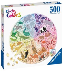 Dėlionė su gyvūnais Ravensburger, 500 d. kaina ir informacija | Dėlionės (puzzle) | pigu.lt