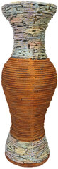 Садовая ваза Saska Garden, 23.5x23x63.5 см цена и информация | Вазы | pigu.lt