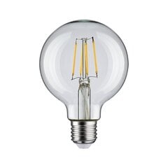 Лампа Paulmann LED Globe 80мм Filament E27 230V 470лм 4,8Вт 4000K, прозрачная цена и информация | Электрические лампы | pigu.lt