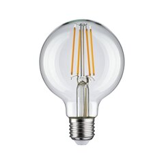 Paulmann lemputė LED Globe 80mm Filament E27 230V 806lm 7,5W 2700K Skaidrus kaina ir informacija | Elektros lemputės | pigu.lt