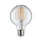 Paulmann lemputė LED Globe 80mm Filament E27 230V 806lm 7,5W 2700K Skaidrus kaina ir informacija | Elektros lemputės | pigu.lt